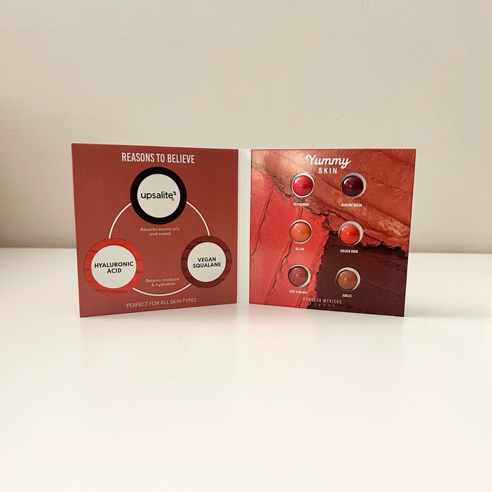 🌸DANESSA MYRICKS BEAUTY Yummy Skin Blurring Balm Powder for Cheeks & Lips Sample